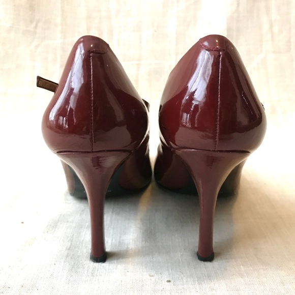 Nine West Red patent leather heels - Picture 3 of 6